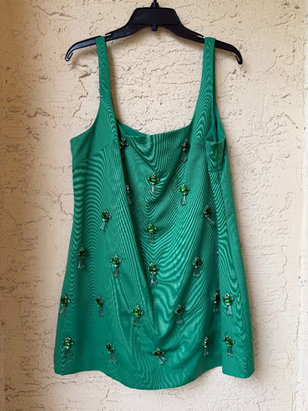 NWT Antonio Melani × The Nat Note Leonor Moire Jewel Detail Sheath Dress - Picture 3 of 9